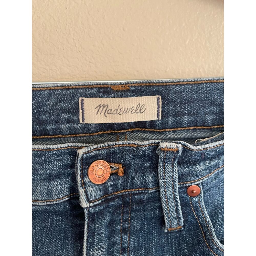 Madewell Slim Straight Hammond Blue High Rise Jeans Denim Women’s Size 30 - Picture 5 of 13